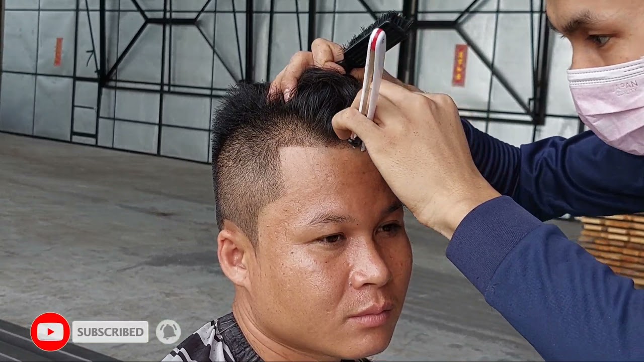 Haircute.ရွေကရင်ဆံပင်ညှပ် backdrop