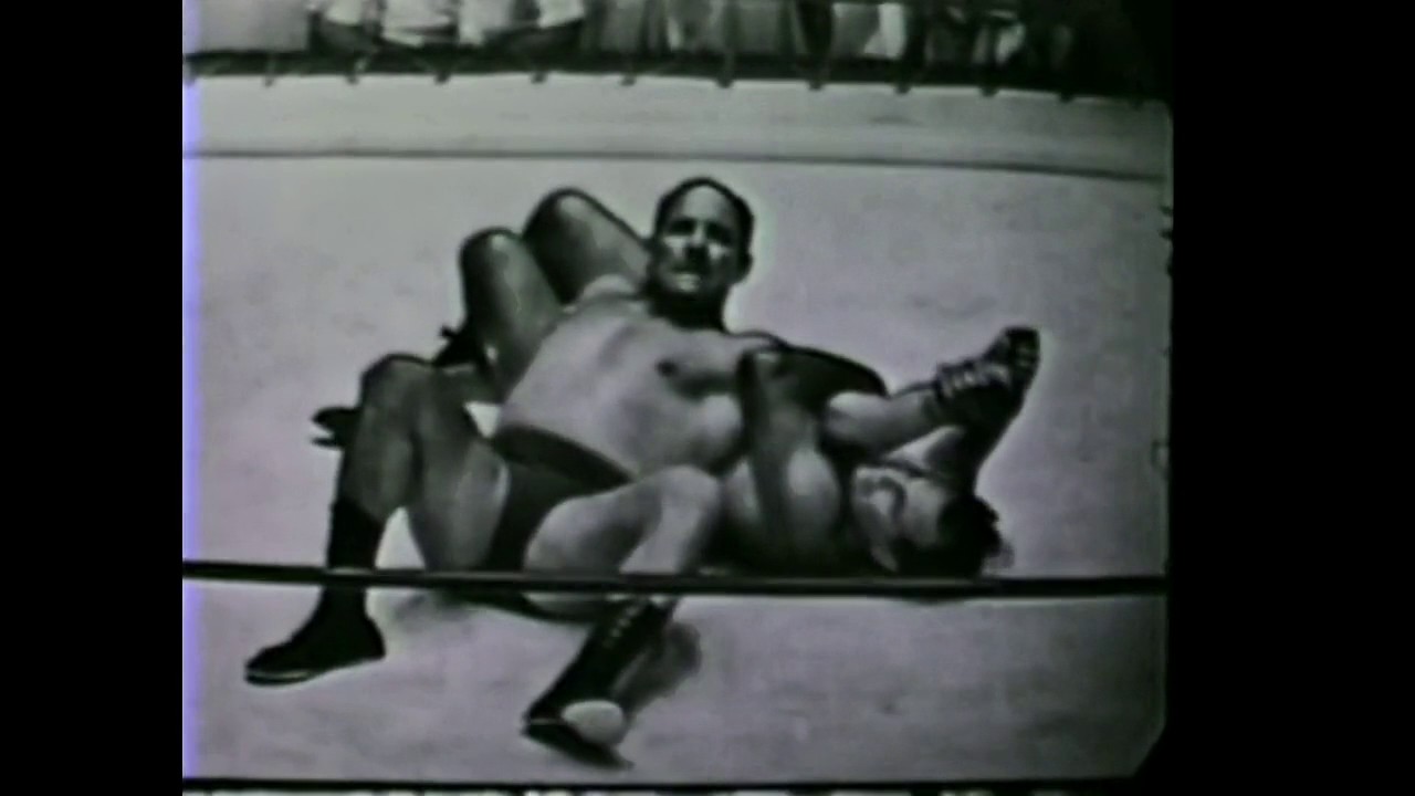 Jesse James vs Al Costello Fabulous Kangaroo (Roy Heffernan Red Berry) 1950s wrestling Hollywood