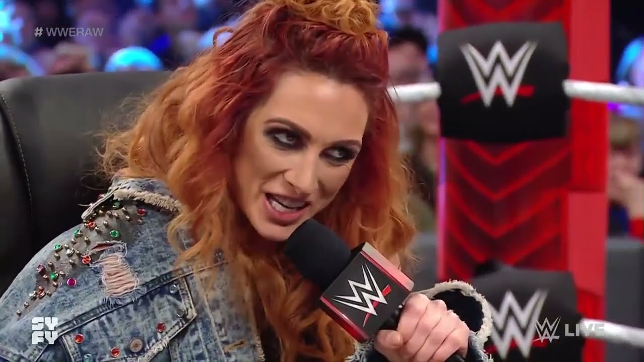 WWE RAW Becky Lynch & Lita Contract Signing 2/14/22 backdrop