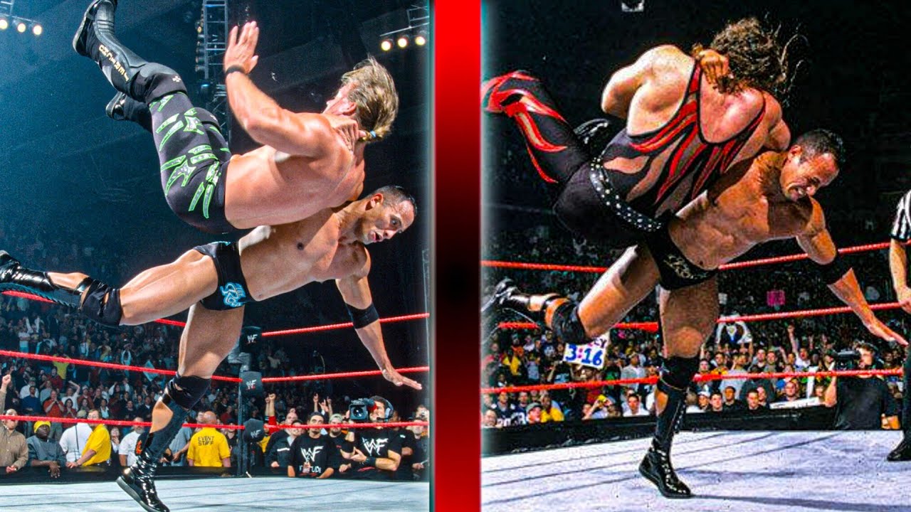 WWE The Rock Best Rock Bottom of All TIme Compilation