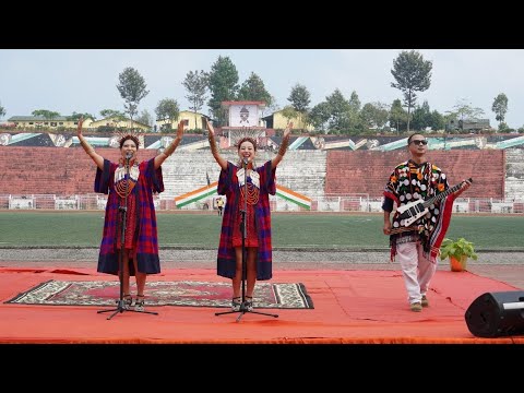 Tetseo Sisters live performance at 8th edition CAPT N KENGURUSE, MVC memorial football tournament backdrop