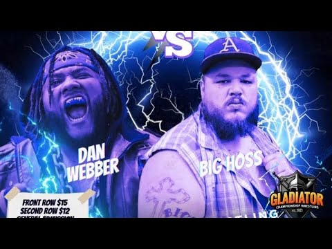 Shotgun Webber vs Big Hoss Gladiator Champion Wrestling (05/31/2025)