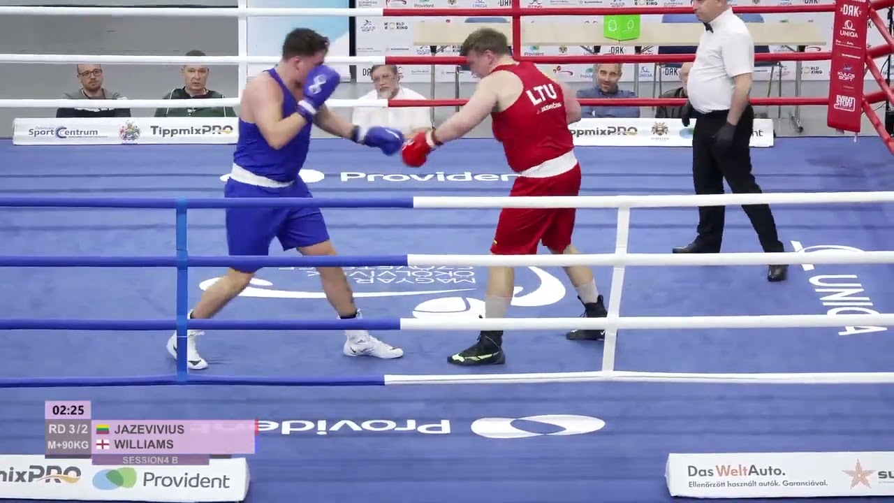 Matthew Williams (ENG) vs. Jonas Jazevičius (LTU) Bocskai István Memorial 2026 QF's (90+kg)