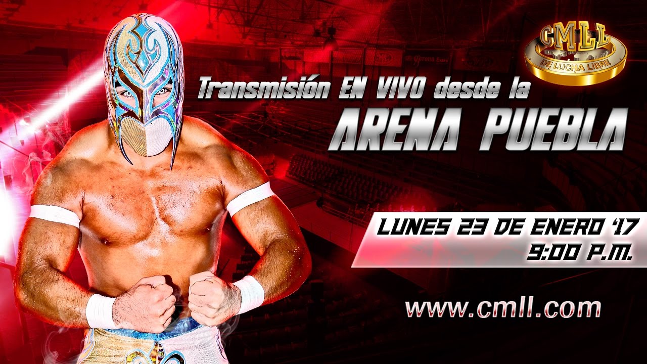 LA MEJOR LUCHA LIBRE EN VIVO DESDE LA ARENA PUEBLA 23 DE ENERO DEL 2017 background