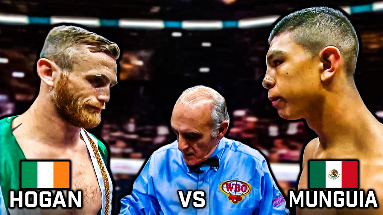 Jaime Munguia (Mexico) vs Dennis Hogan (Ireland) | Boxing Fight Highlights HD background