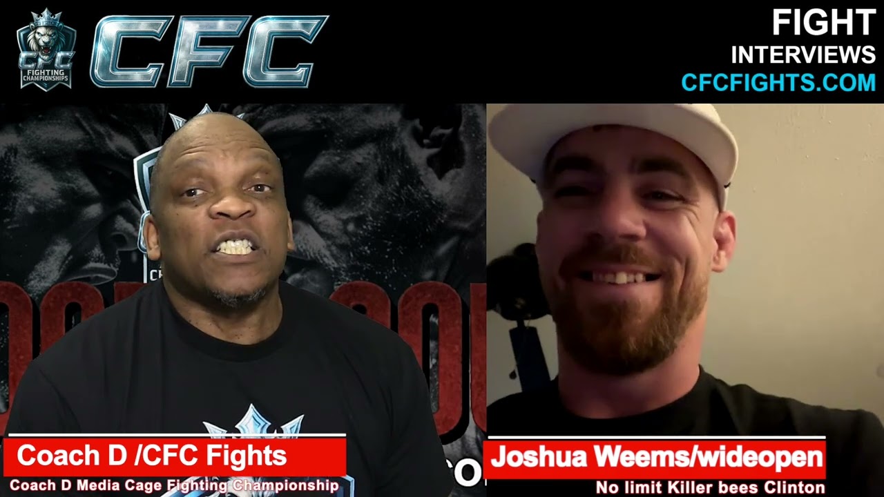Joshua Weems Interview - Cage Fighting Championships - MMA Pre-Fight