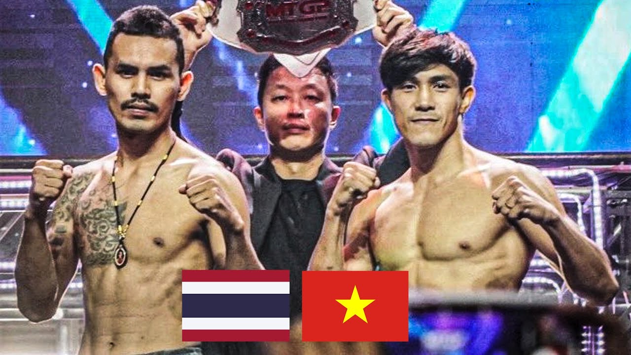 Nguyễn Trần Duy Nhất xuất trận cực căng với đối thủ Thái Lan trên sàn Muay thế giới backdrop