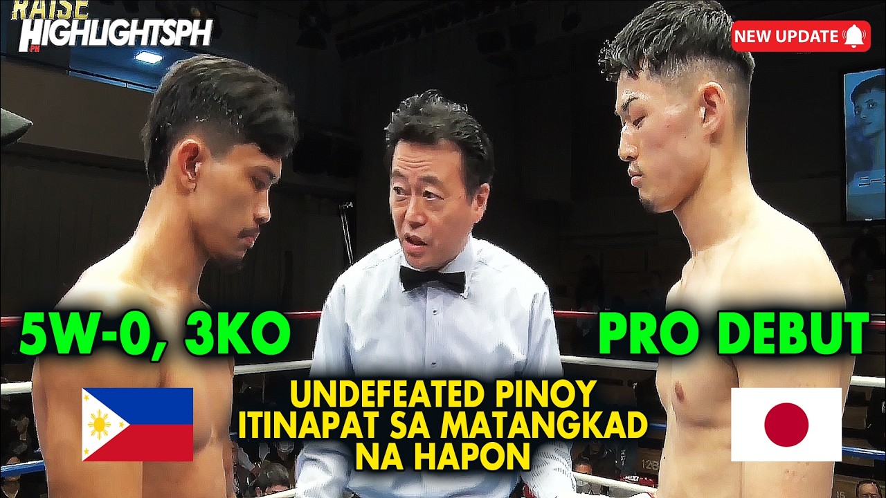 NEW FIGHT: Undefeated ng LaUnion napalaban sa Japan! 🇵🇭Nino Cardoza (5W-0, 3KO)