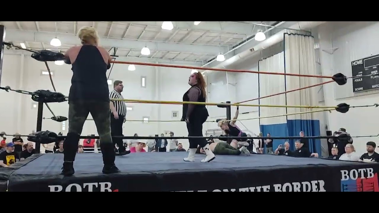 BOTB VS APW BORDER CLASH 6/20/25 KING MILTIA VS PARIS MCQUEEN & MADISON PAYNE background
