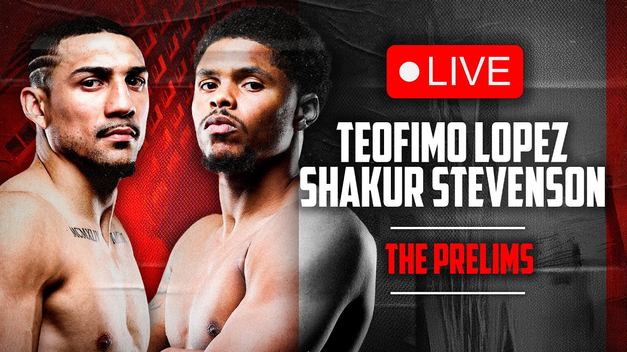 LIVE BOXING 🥊 Teofimo Lopez vs Shakur Stevenson • The Prelims | DAZN Boxing