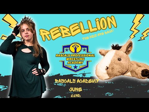 Rascals Children's Pro Wrestling Show- Rebellion- Match 5 Empress Jade vs Thunder background