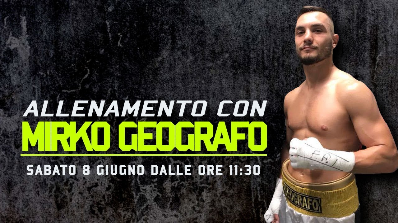Allenamento con Mirko Geografo - Come si allena un PUGILE PROFESSIONISTA -