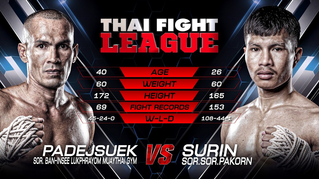 เผด็จศึก ศ.บ้านอินทรี ลูกพระยม มวยไทยยิม vs. สุรินทร์ สส.ปกรณ์ | ไทยไฟท์ ลีก #95 | 8 มี.ค. 2569