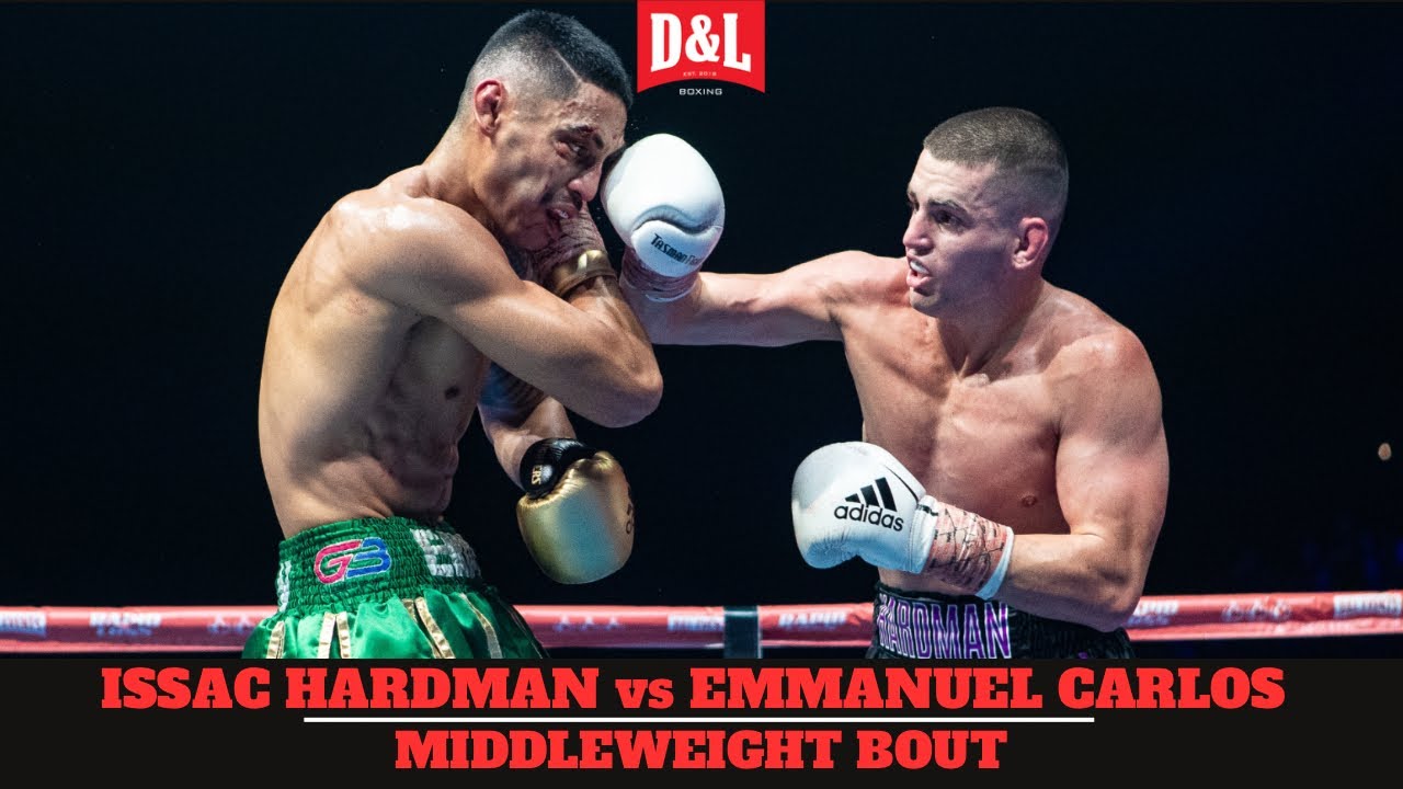 Issac Hardman vs. Emmanuel Carlos | WBO & IBF Regional Middleweight Title Fight background