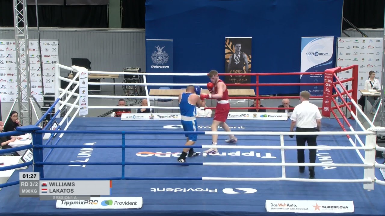 Connor Williams (WAL) vs. Kevin Lakatos (HUN) Bocskai István Memorial 2026 (90kg)