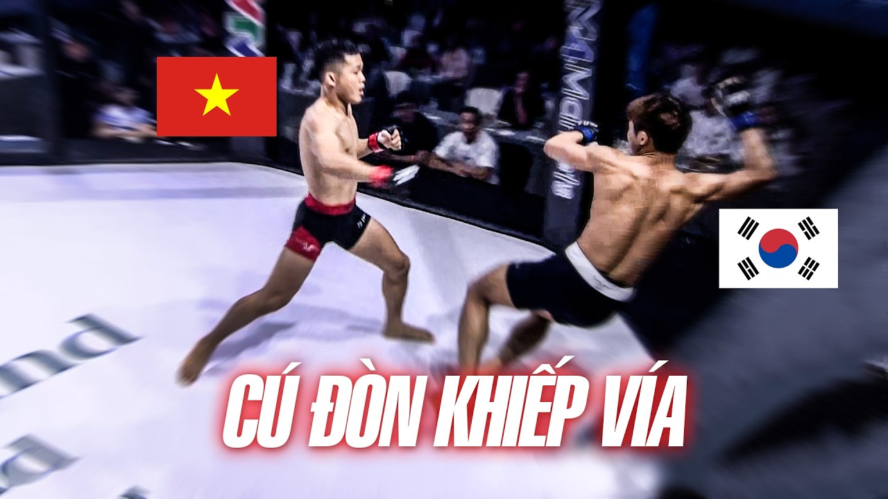 FULL: Phút giây khiếp vía của tay đấm Hàn Quốc trước sức mạnh vô đối từ "Chiến thần VIệt Nam"