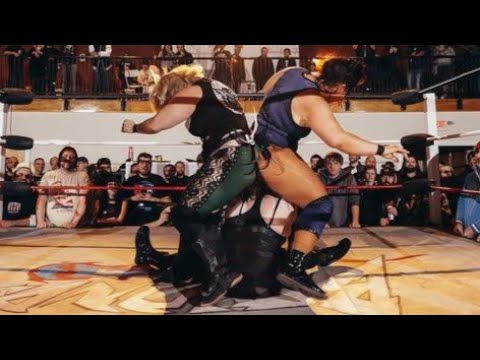 2017 - LuFisto & Jordynne Grace Vs Belmont & Davienne #womenswrestling #indiewrestling #nxt #wwe