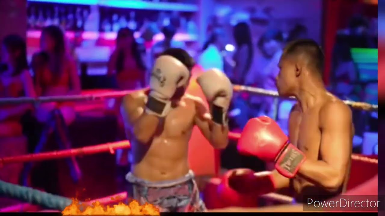 Brutal Muay Thai Fight Night At Bangkok Club. Come and Watch for Free background