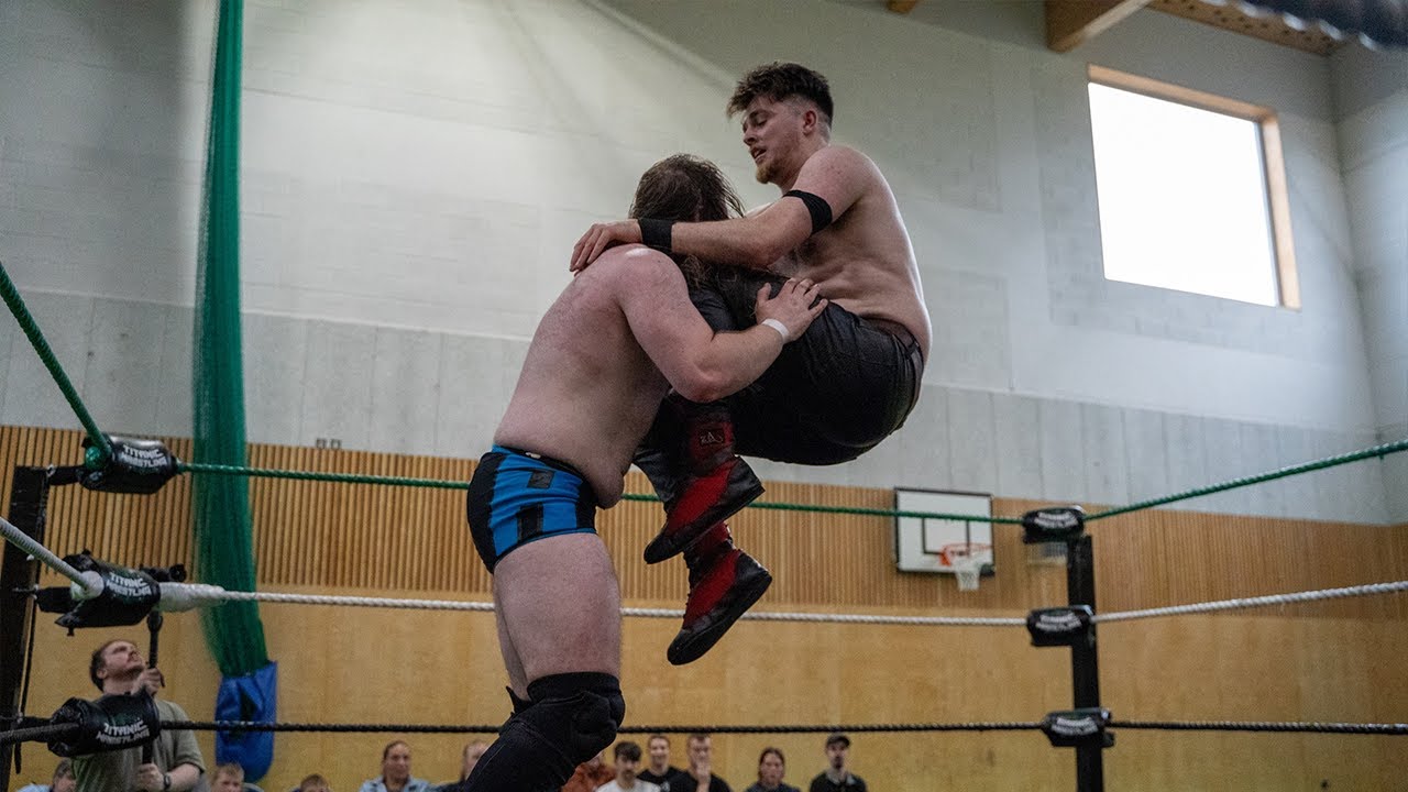 Full Match - Joey Dimes Vs AJ Scraggs - Titanic Wrestling background