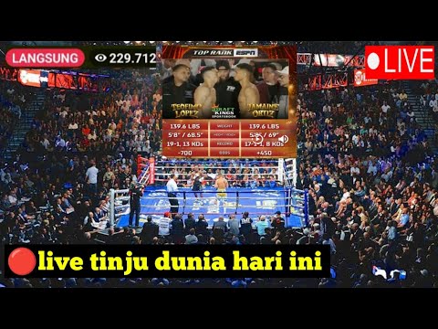 đŽLIVE SIARAN LANGSUNG TINJU DUNIA HARI INI!! teofimo Lopez vs jamaine ortiz background