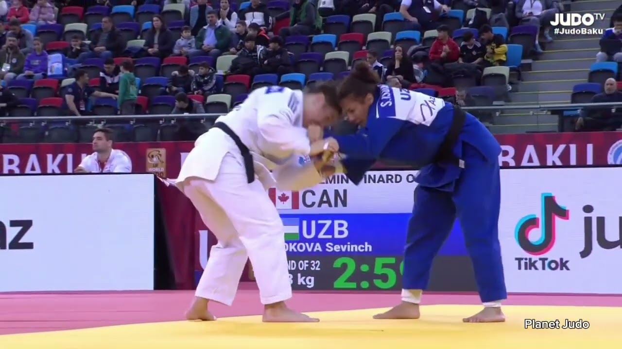 Catherine BEAUCHEMIN-PINARD 🇨🇦 🆚️ Sevinch ISOKOVA 🇺🇿 | 2 раунд/-63кг | Большой Шлем Баку 2024