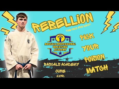Rascals Children's Pro Wrestling Show- Rebellion Match 1 Johnny Concrete vs AJ Grimm