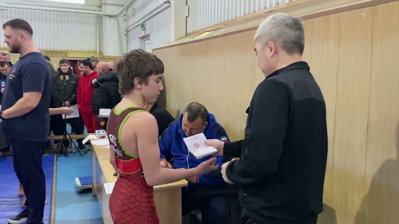 Взвешивание борцов до 45,51,60,71 и 92 кг на первенстве ЮФО 2026 до 18 лет, Гулькевичи 24 января