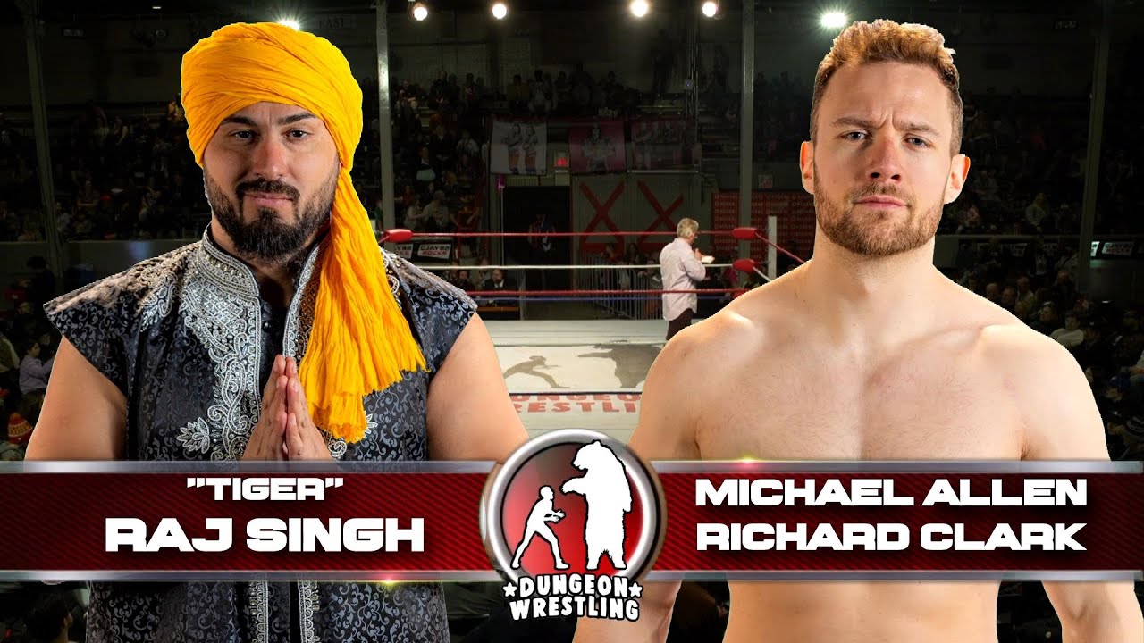 'Tiger' Raj Singh vs. Michael Allen Richard Clark background