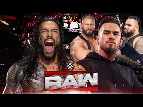 Roman Reigns vs The Masked Man & The Vision WWE RAW NETFLIX 2K25 - FULL MATCH
