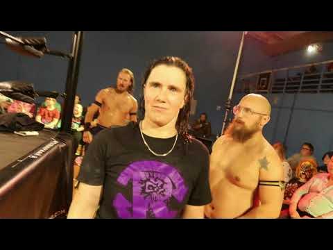 The Lucha Lions & Xander vs The Rebellion #worldwarwrestling #tagteam #tagteammatch October 2022 background