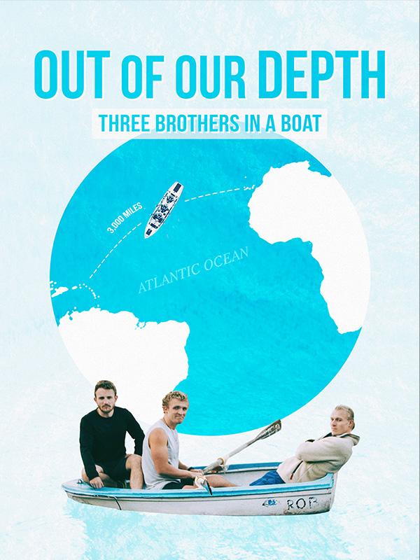 Out of Our Depth: Three Brothers in a Boat poster - similar to Being Gordon Ramsay [Hindi]