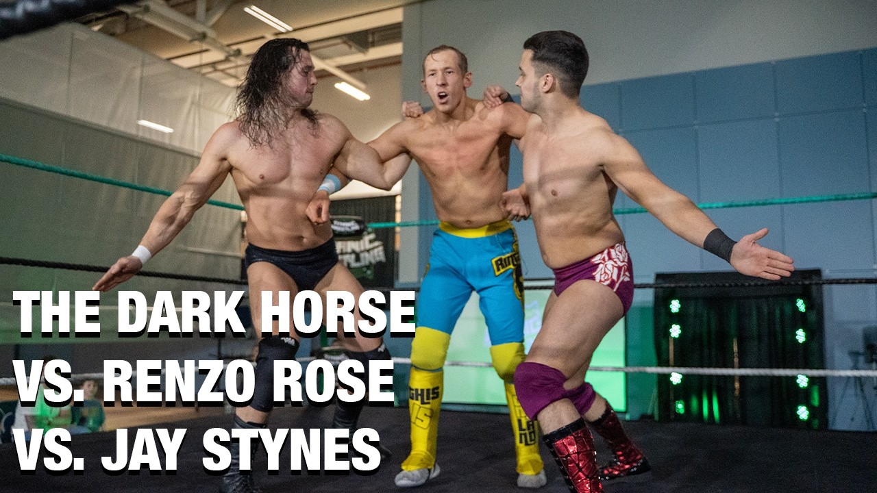 Full Match - The Dark Horse Vs. Jay Stynes Vs. Renzo Rose - Titanic Wrestling Championship