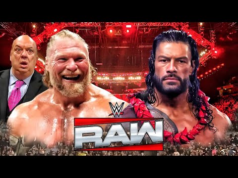 Brock Lesnar Vs Roman Reigns Full Match WWE RAW 2026 - The Beast Vs The Tribal Chief