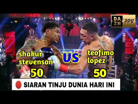 🔴 shakur stevenson (USA) vs teofimo lopez (USA) |boxing faight, live world boxing day 