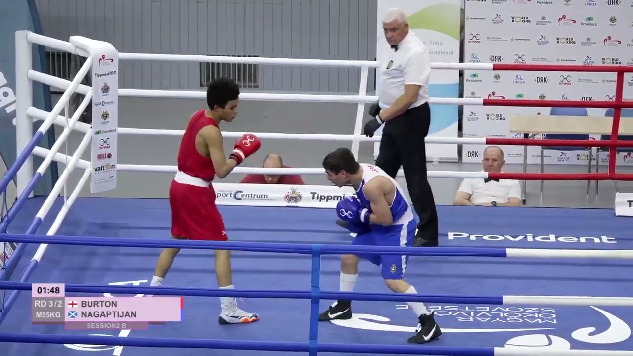 Abdul-Rahman Burton (ENG) vs. Artur Nagapetjan (SRB) Bocskai István Memorial 2026 (55kg)