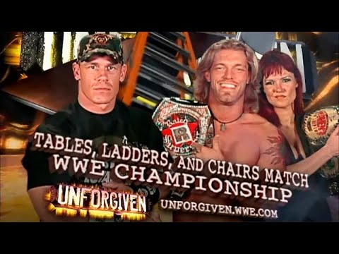John Cena vs Edge Tables, Ladders & Chairs Unforgiven 2006 Highlights 