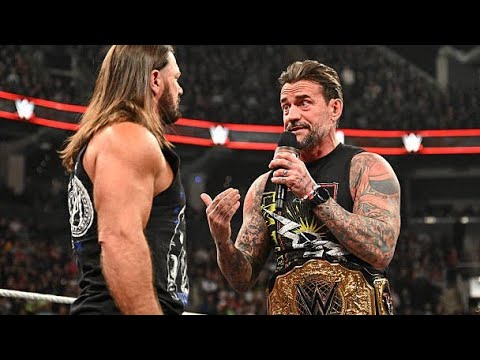 AJ styles challenges CM Punk for the WWE title _WWE Raw 26 January 2026