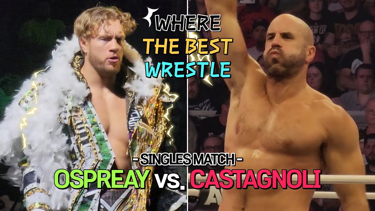 Will Ospreay vs. Claudio Castagnoli 🤜🏻Where The Best Wrestle🤛🏻 #WillproView Ep.231-5 background