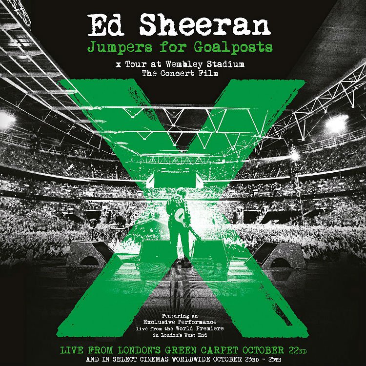 Ed Sheeran: Jumpers for Goalposts backdrop