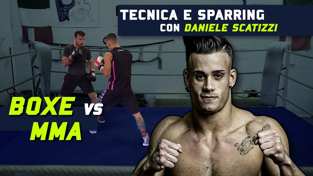 Tecnica e Sparring con il lottatore professionista di MMA Daniele Scatizzi - PUGILATO VS MMA background