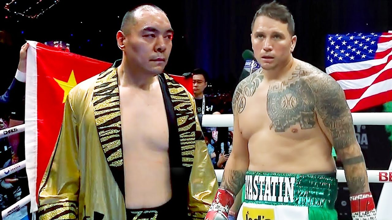 Zhilei Zhang (China) vs Devin Vargas (USA) | Boxing Fight Highlights HD background