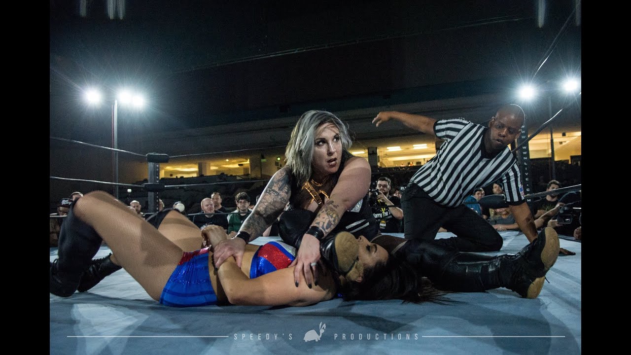2017 - LuFisto Vs Deonna Purrazzo backdrop