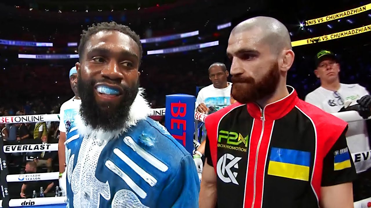 Jaron Ennis (USA) vs Karen Chukhadzhian (Ukraine) II | Boxing Fight Highlights HD backdrop