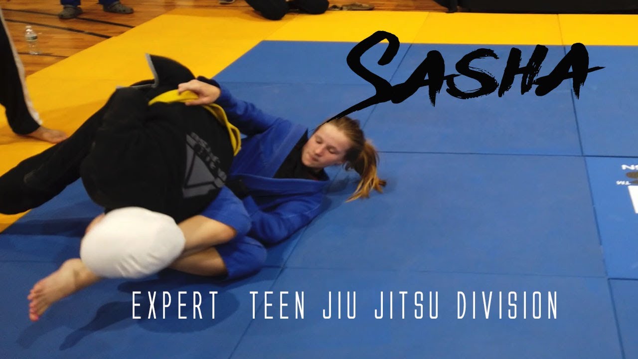 Teen Girls Jiu Jitsu Match fromFuji BJJ Lansing background