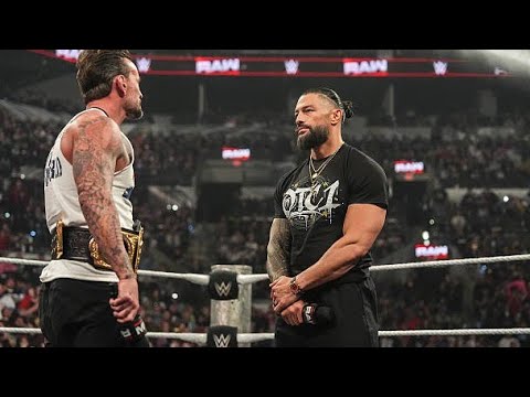 Roman Reigns & CM Punk promo _ WWE RAW 16 March 2026