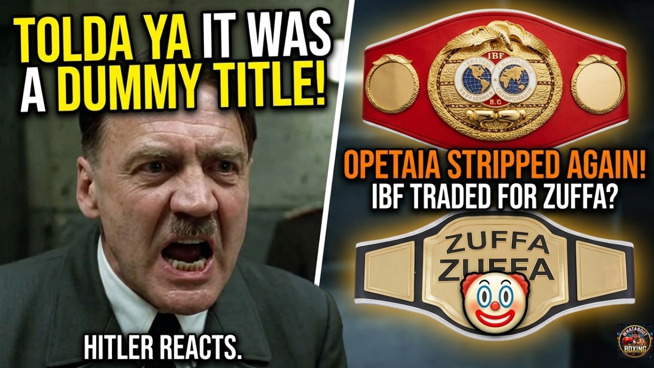 Hitler Reacts to Opetaia Losing the IBF Belt!