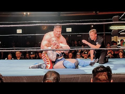 2023 - LuFisto Vs Robert Anthony #intergenderwrestling #indiewrestling #manvswoman #gcwwrestling