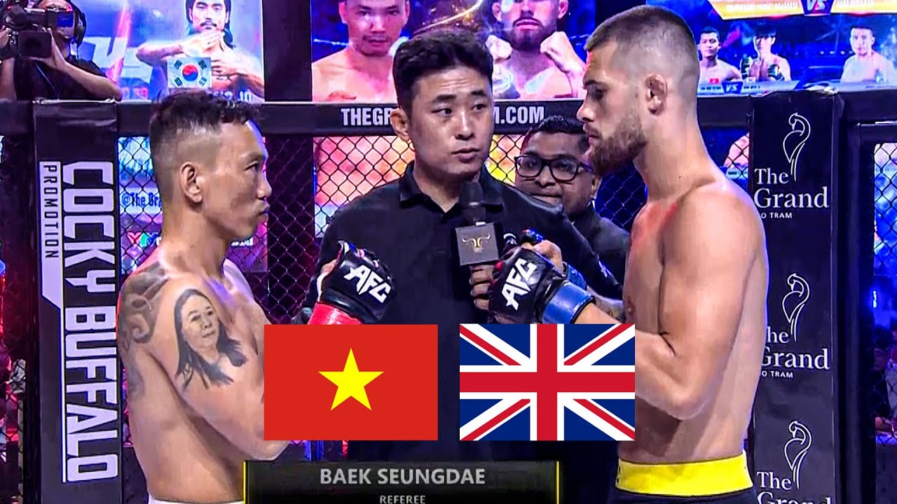 Huỳnh Công Quốc Hoà và màn đại chiến siêu tốc với Bóng Ma Nước Anh trên sàn MMA Châu Á