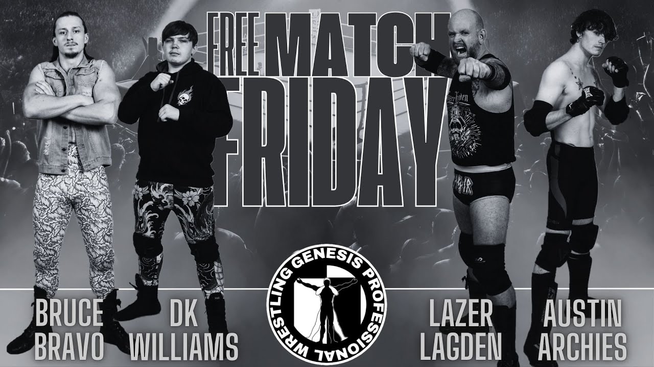 Full Match : Austin Archies vs. Bruce Bravo vs. Lazer Lagden vs. DK Williams ! background