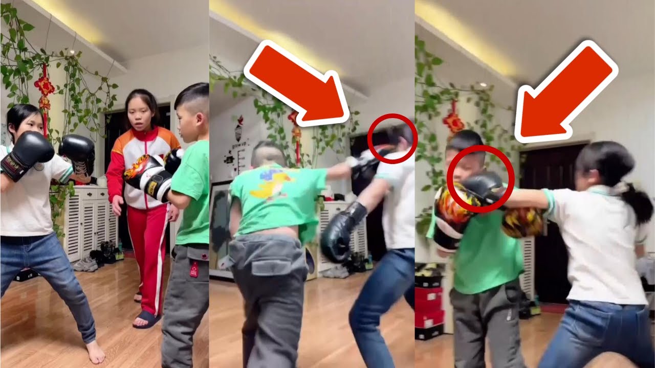 Brother & Sister Exchange HEAVY BLOWS in High-Intensity SPARRING!!! background